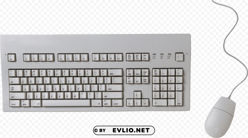 vintage mouse keyboard PNG images no background