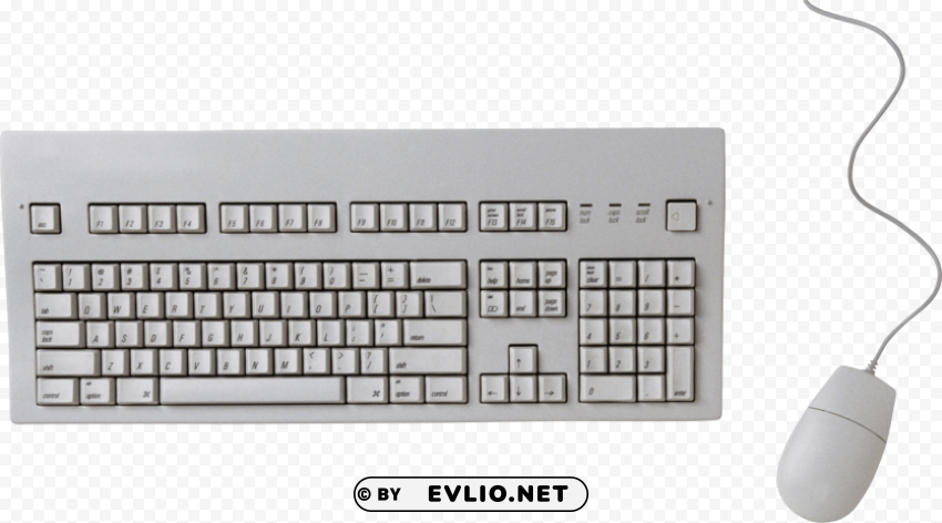 Vintage Mouse Keyboard PNG Images No Background