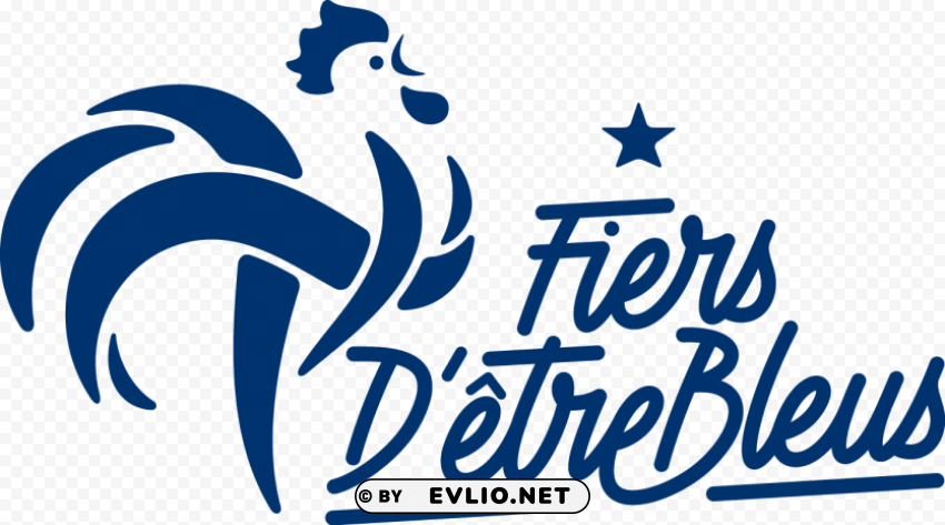 fiers d'etre bleus logo 2018 world cup Clear Background PNG Isolated Design