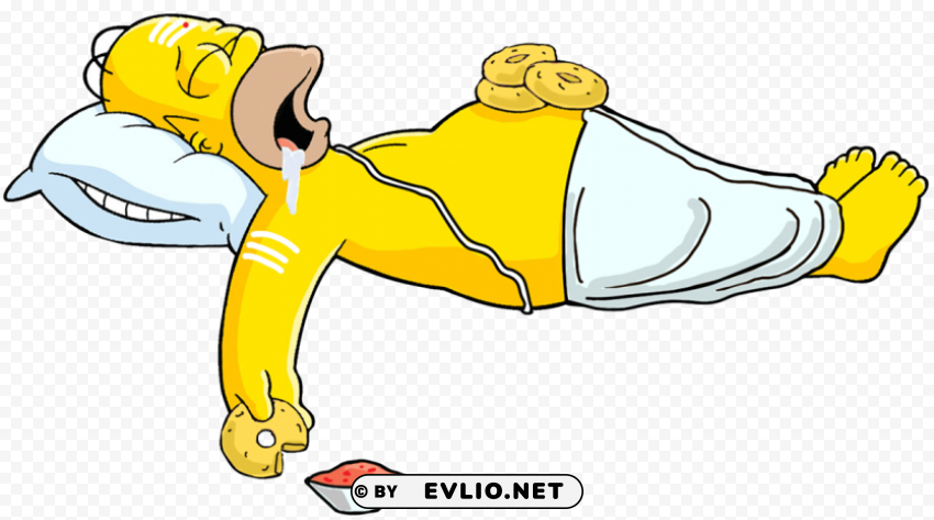 homero Clear Background PNG Isolated Illustration