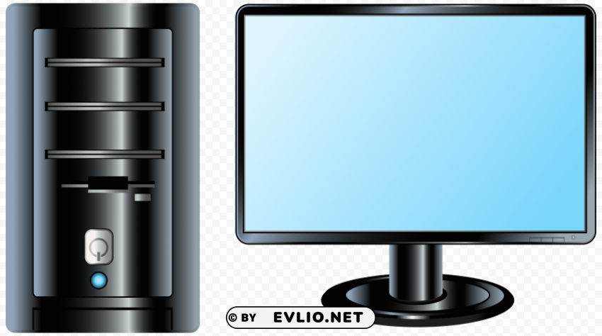 desktop pc PNG Image with Transparent Cutout clipart png photo - 74059eaa