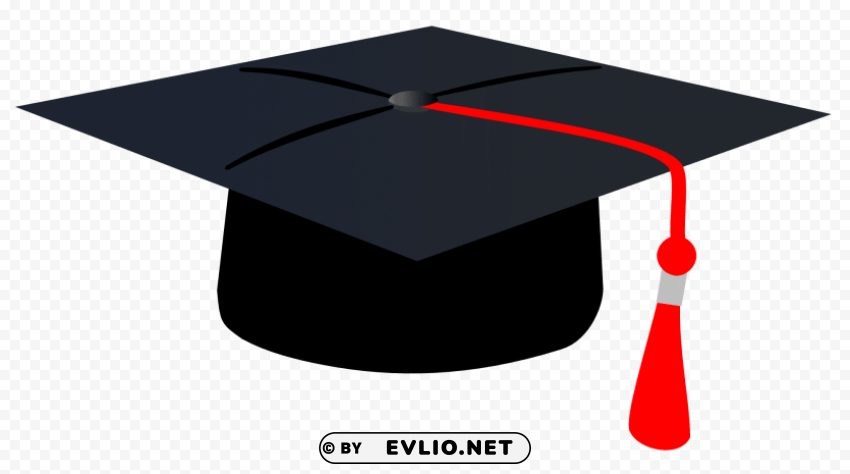 graduation cap clipart Clear Background PNG Isolated Graphic Design