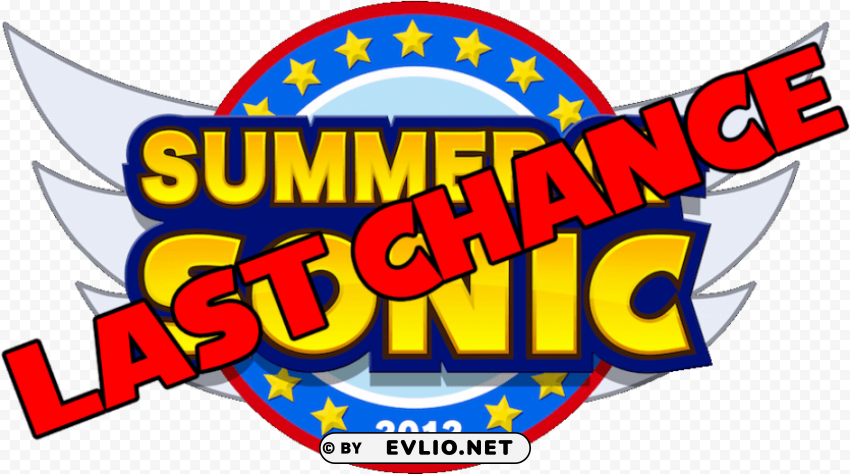 summer of sonic 2016 logo PNG Graphic with Clear Background Isolation