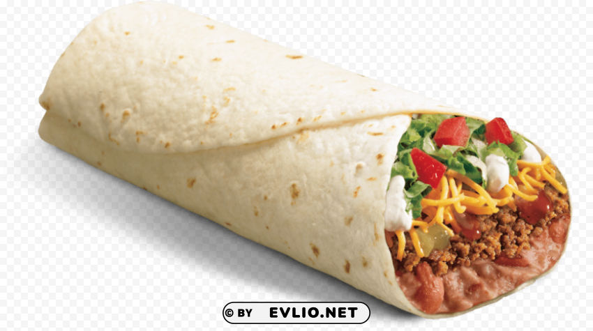burrito Isolated PNG Image with Transparent Background PNG images with transparent backgrounds - Image ID 60c911f9