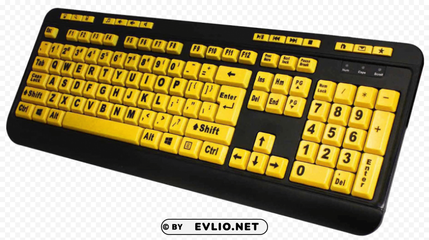 keyboard PNG Image with Transparent Isolated Graphic Element