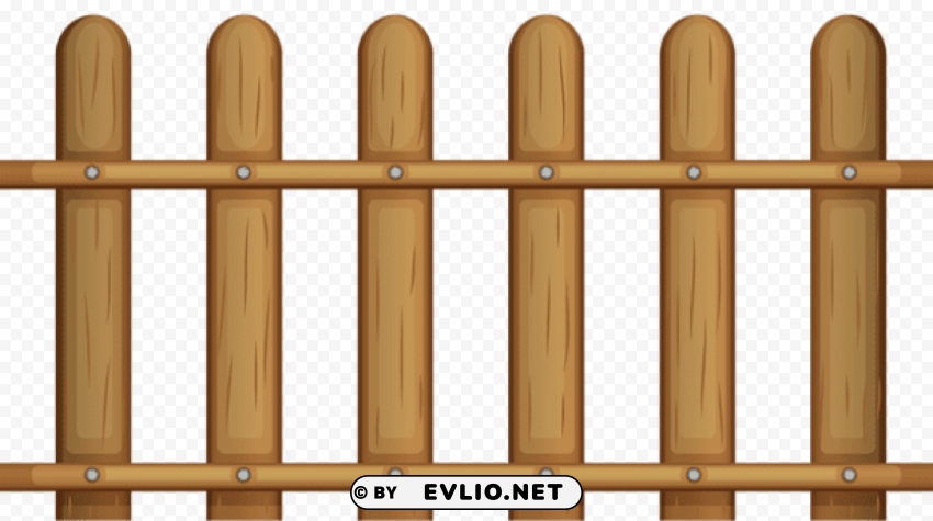 transparent wooden fence PNG images for advertising
