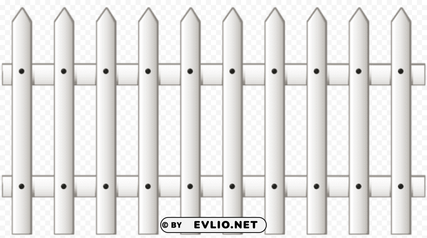 white fence PNG transparent images for printing clipart png photo - 094c7341
