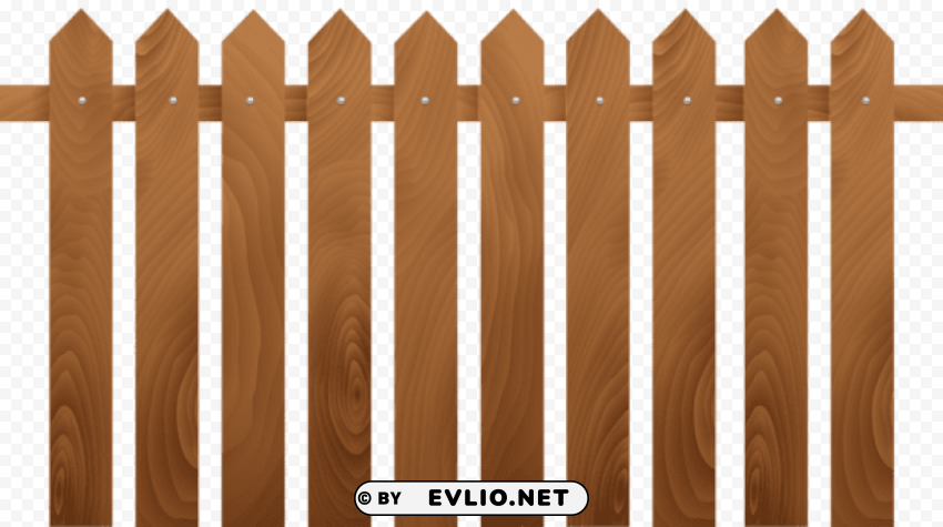 wooden fence transparent PNG Image with Clear Background Isolated