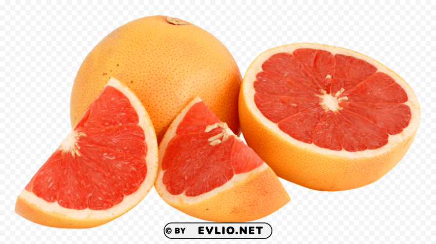 grapefruit Transparent Background Isolation in PNG Image