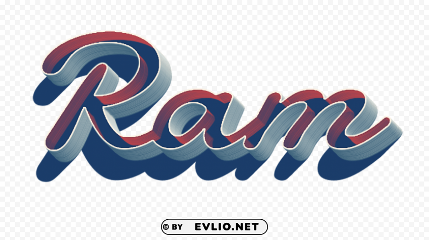 ram missing you name Isolated Character on Transparent Background PNG