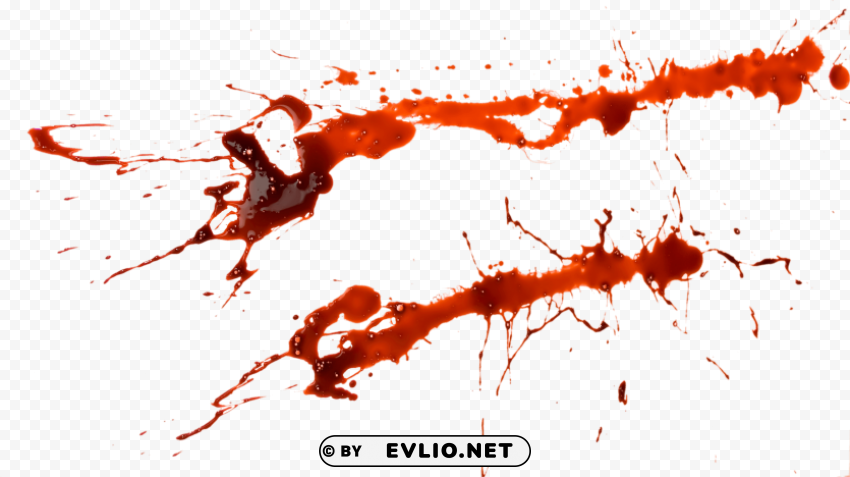 blood stain PNG images with transparent elements pack