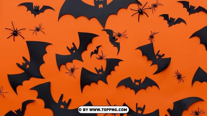 Creep into Halloween with Vector Realistic Backgrounds Isolated Item on Clear Background PNG