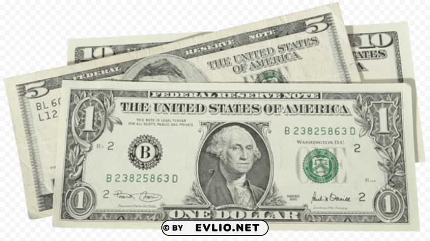 dollars PNG Graphic Isolated with Transparency