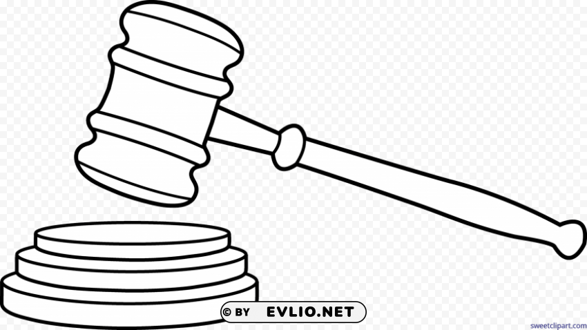 gavel drawing PNG images with transparent elements pack