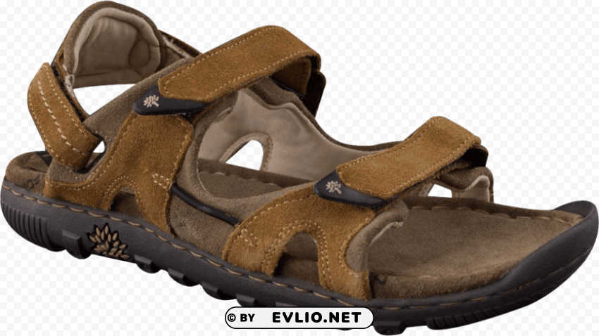 leather sandal men's PNG transparent graphics for projects