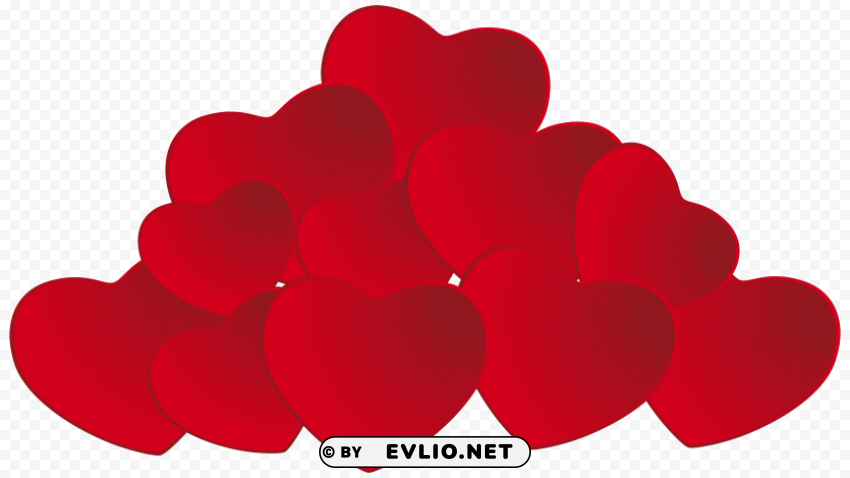 pile of hearts Free transparent background PNG