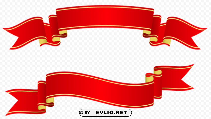 red bannerspicture PNG images for editing