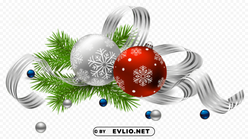 transparent christmas decoration PNG Image Isolated with Clear Background