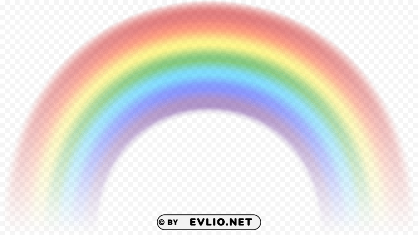 transparent rainbow PNG files with clear background