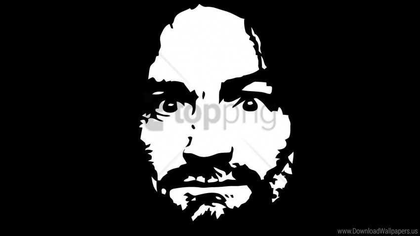 2015 charles manson musician perpetrator wallpaper PNG isolated