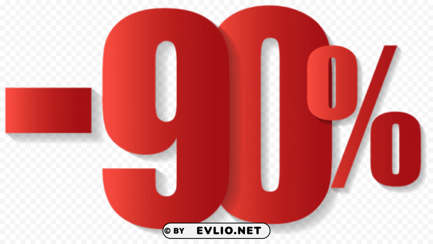 -90% off sale PNG Image Isolated with Transparent Clarity