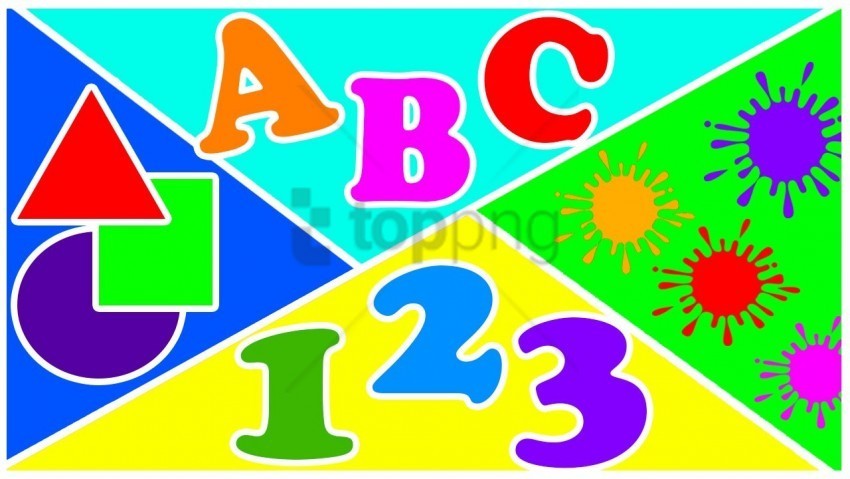 abc colors PNG cutout background best stock photos - Image ID c320df70