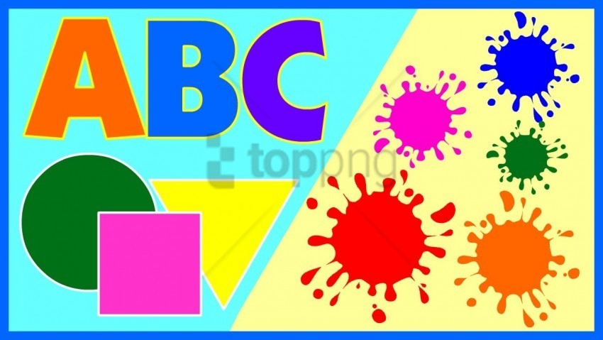 abc colors PNG design elements background best stock photos - Image ID 790f6b78