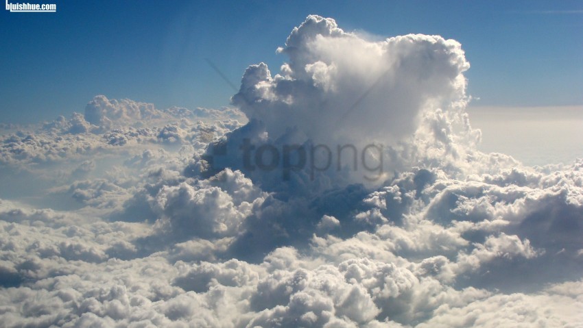 above the clouds Isolated Character in Transparent Background PNG