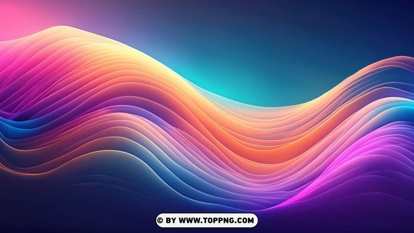Abstract Artwork with Vibrant Colors and Fluid Motion Transparent PNG vectors