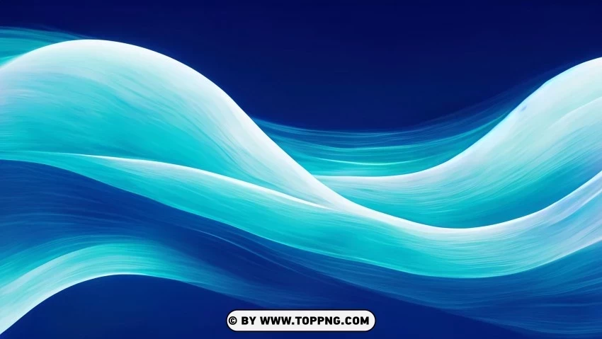 Abstract Blue Wave Digital Art 4K Wallpaper Free PNG download no background - Image ID f221b4e5