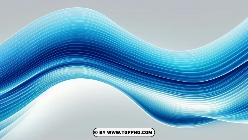 Abstract Blue Wave Pattern HighQuality Transparent PNG Isolated Artwork