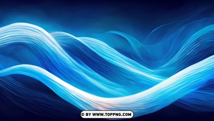 Abstract Blue Waves of Elegance 4K Wallpaper High-resolution transparent PNG images assortment