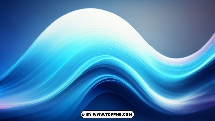 Abstract Blue Waves of Serenity 4K Wallpaper High-quality transparent PNG images comprehensive set