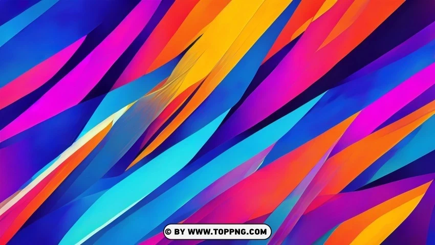 Abstract Colorful Wave Lines HD Background Transparent art PNG