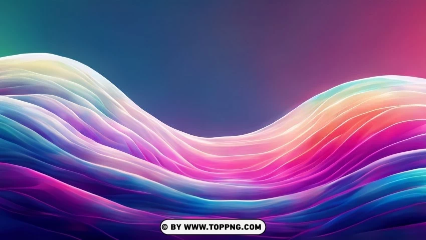 Abstract Colorful Wave Lines in Vibrant Motion 4K Wallpaper Alpha PNGs - Image ID be693128