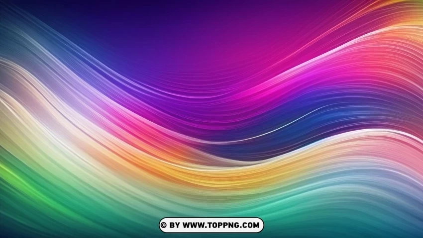 Abstract Dynamic Wave Lines in Motion 4K Wallpaper Transparent Background Isolated PNG Art