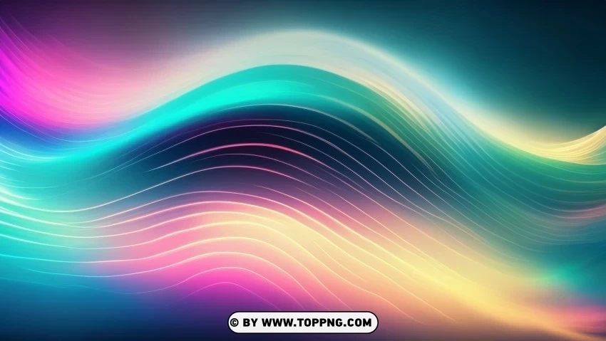 Abstract Lines of Color in Vibrant Motion Background-less PNGs