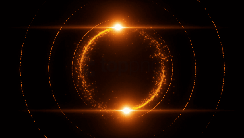 abstract orange lens flare HighResolution PNG Isolated on Transparent Background