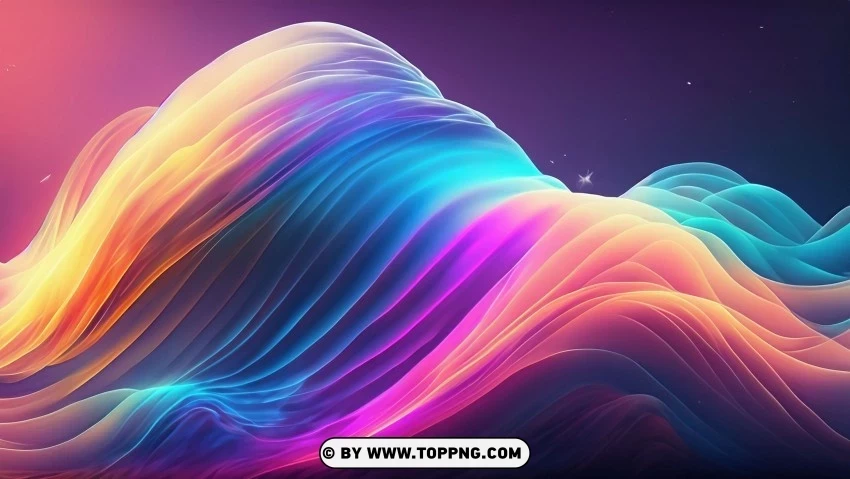 Abstract Vibrant lines Motion 4K Wallpaper Clean Background Isolated PNG Design