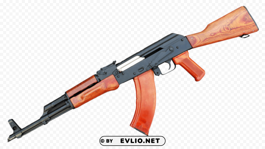 AK-47 Gun Transparent PNG Isolated Illustrative Element