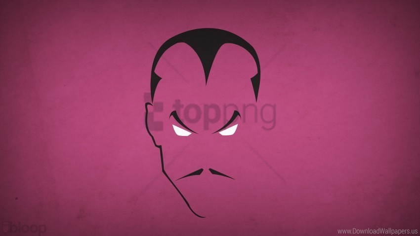art minimalism sinestro wallpaper Isolated Illustration in Transparent PNG