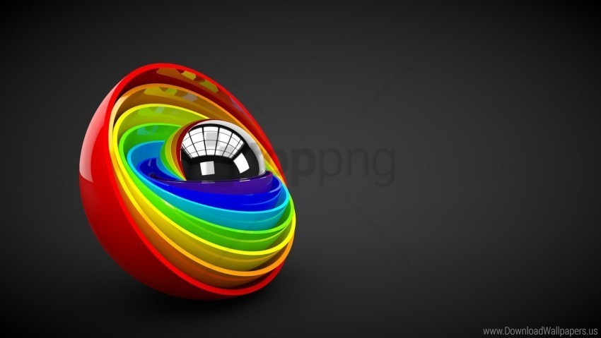 ball colorful form rainbow wallpaper PNG files with transparency