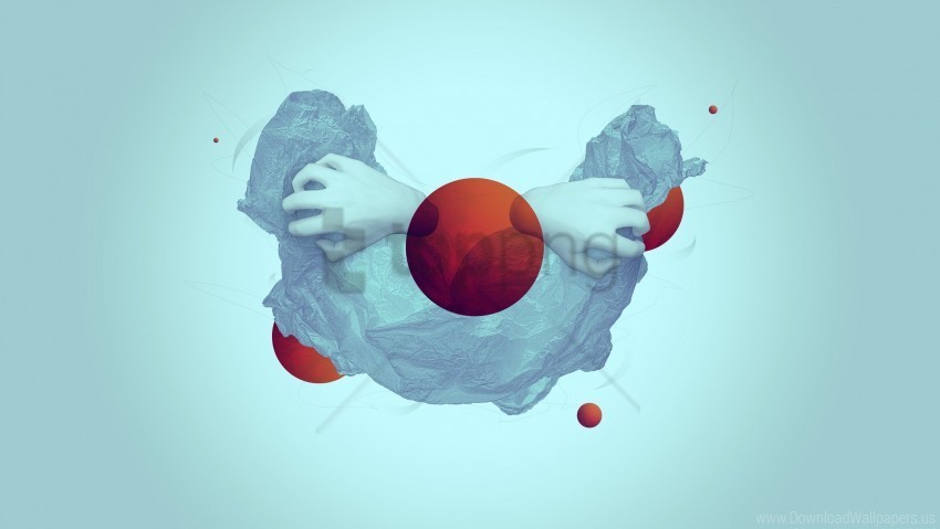 ball creative gestures hand paper wallpaper PNG for presentations