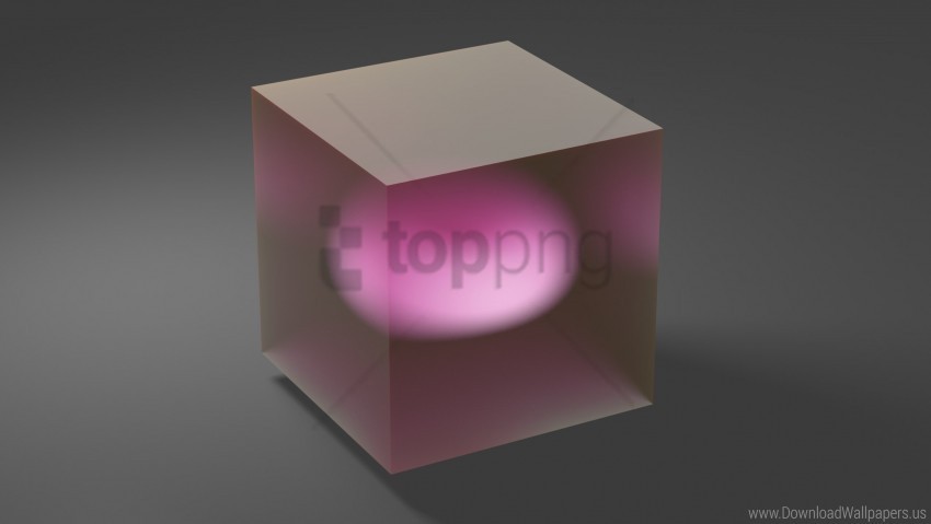 ball cube glass wallpaper Transparent Background PNG Isolated Art