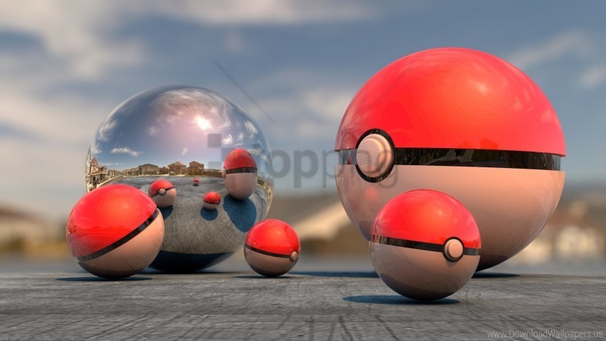 ball reflection size smooth surface wallpaper PNG files with transparent elements wide collection