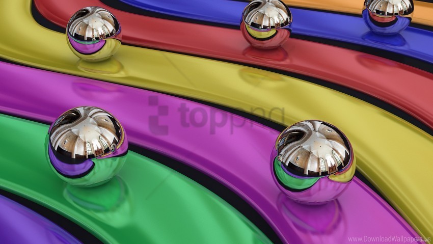 balloons colorful metal rainbow wallpaper Transparent art PNG