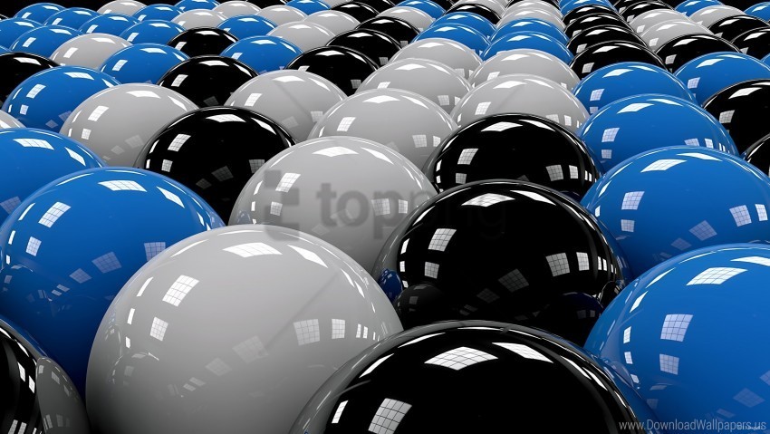 balls black blue rows white wallpaper PNG free transparent