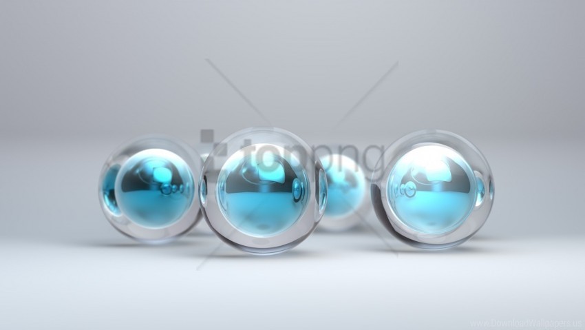 balls glass plastic shape wallpaper Isolated PNG Object with Clear Background