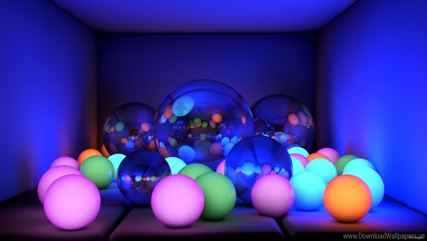 balls glow neon size wallpaper Isolated Item on HighResolution Transparent PNG