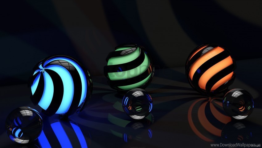 balls light lines stripes wallpaper PNG Image with Transparent Background Isolation